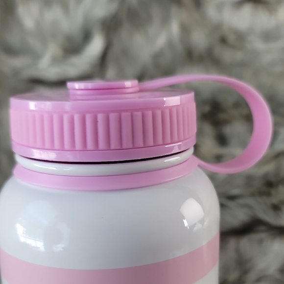 Sanrio Hello Kitty Pink Striped Bottle and Small Kitty Tote Bag - Picture 4 of 9